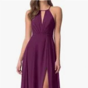 Azazie Orchid Evalleen Maxi Dress